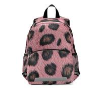 SyXIOP Blush Leopard Skin Texture carino zaino per bambini ragazze petto cinghia libro borse per 6 anni mochila para ni?as de 4 a?os