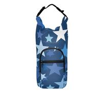 SyXIOP Bolsa para Botella De Agua - Borraccia termica classica con stelle bianche, 60/60/91/1134 ml, per passeggiate quotidiane, escursioni e altre attività all'aperto