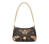 SyXIOP Borsa a tracolla alla moda Boho Butterfly Moon con tasche multiple borsa a mano regali di compleanno per le donne