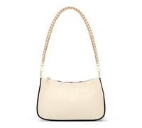 SyXIOP Borsa a tracolla beige alla moda per le donne con multi tasche borsa a mano per le donne signore