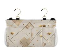 SyXIOP Borsa da comodino a forma di cuore per San Valentino, organizer per letto, organizer da appendere per letti a castello e ospedale, camere da letto, sponde per letti bolsillo para controles