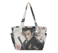 SyXIOP Borsa da piscina, borsa da lavoro, gioco anime, sala giochi, samurai giapponesi