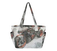 SyXIOP Borsa da piscina, borsa da spiaggia, per schizzi, sport, moto