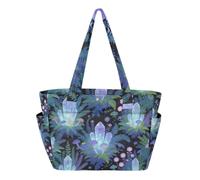 SyXIOP Borsa da piscina da spiaggia con cristalli magici vintage streghe