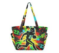 SyXIOP Borsa da viaggio Utility Tote Bag Rugby Player No.22