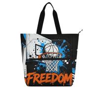 SyXIOP Borsa per libri artistica per ragazzi ragazze donne, stile gocciolamento, resistente ai graffi, per biblioteca, libri, shopping bag con manici con cerniera, per scuola, shopping, viaggi, bolsos