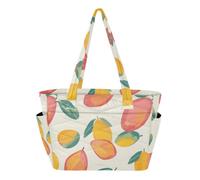 SyXIOP Borsa tote da donna borsa da spiaggia estiva tropicale giallo mango
