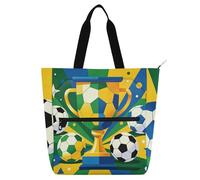 SyXIOP Borsa tote per bambini, borsa per libri di pianoforte, per ragazzi e ragazze, adulti, per la Coppa del Mondo di calcio del 2026, robusta borsa per libri per bambini, borsa della spesa