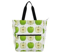 SyXIOP Borsa tote per bambini per gli amanti dei libri, borsa della spesa riutilizzabile robusta con tasche con cerniera per università shopping spiaggia para llevar libros