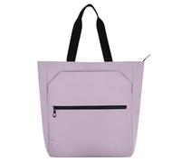 SyXIOP Borsa tote per libri per bambini per ragazzi ragazze donne, viola chiaro robusta ragazze borsa della spesa riutilizzabile con cerniera per la scuola shopping spiaggia bolsos para guardar