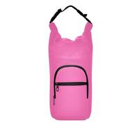 SyXIOP Bottiglia d'acqua rosa fluorescente Borsa a tracolla versatile bottiglia d'acqua manica isolata 20/24/32/4 oz per adulti bambini passeggiate escursionismo campeggio viaggi accessori para