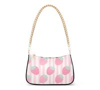 SyXIOP Carino rosa fragole borsa alla moda per le donne crossbody con multi tasche borse da donna per madri