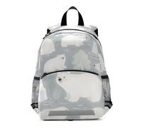 SyXIOP Carino White Polar Bear bambini asilo zaino di sicurezza bookbag per elementary mochilas escolares para ni?os de 5 a?os