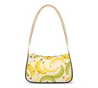 SyXIOP Cartoon Cute Babada Giallo alla moda crossbody borsa a tracolla con multi tasche borse per le donne per viaggiare