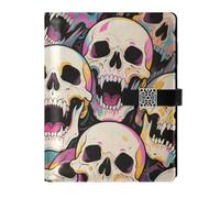 SyXIOP Colorato Cartoon Animal Skull cuoio foderato notebook college soggetto delicato notebook college per la pianificazione 6.7x9.2