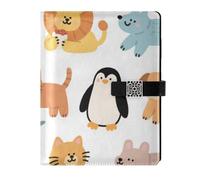 SyXIOP Colorful e Cute Animals cuoio foderato a righe notebook delicato diario notebook per viaggiare 6.7x9.2