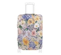 SyXIOP Copertura elastica colorata e bella margherita per bagagli, resistente ai graffi, adatta per bagagli da 45,7 a 81,7 cm, Fiori di margherita colorati e belli, L 26-28 in, Classico