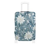 SyXIOP Copertura elastica per bagagli con mappa dell'avventura blu e oro, antigraffio, accessori da viaggio, adatta per bagagli da 45-81 cm, Mappa Avventura Blu e Oro, XL 29-32 in, Classico
