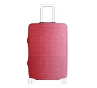 SyXIOP Copertura elastica per bagagli con sfumatura da rosso a rosa, lavabile, copertura elastica per bagagli, adatta per bagagli da 45 a 81 cm, Gradiente dal rosso al rosa, L 26-28 in, Classico