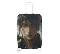 SyXIOP Copertura elastica per bagagli, per sala giochi anime giapponese samurai, grande, antigraffio, adatta per bagagli da 45,7 a 81,7 cm, Gioco Anime Sala Giochi Giapponese Samurai, S 18-20 in