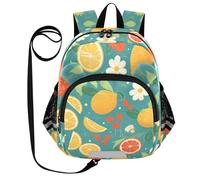SyXIOP Cute Ears, zaino per bambini con guinzaglio, per ragazze, anti-smarrimento, per asilo, con striscia riflettente, verde, frutta fresca, estate, Frutta fresca verde estate, M, Casual