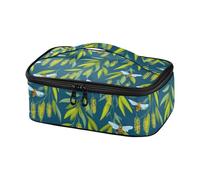 SyXIOP Divertente borsa termica per il pranzo da uomo con api della foresta pluviale blu Willow Design borsa termica per il pranzo da lavoro per le donne con manico lonchera para Mujer de Trabajo