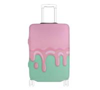 SyXIOP Drip Style Street Graffiti Verde Rosa Elastico Carry on Bagagli Copertura Anti Graffito Copertura Anti Graffito Copertura Elastica Travel Essentials Fit 45-81 Pollici Bagagli, Drip Style Street