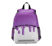 SyXIOP Drip Style Street Graffiti Viola Bianco lo zaino bambino sicurezza libri borsa per 4 anni mochila para ni?os de 5 a?os