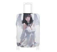 SyXIOP Elegante angelo sexy anime elastico grande coperture per bagagli valigie accessori da viaggio adatto per bagagli 45-81 cm, Elegante Angelo Sexy Anime, L 26-28 in, Classico
