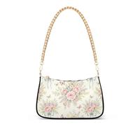 SyXIOP Estetico Azzurro Fiocchi Rose e Farfalle_00001_00001 borse a tracolla alla moda con multi tasche borsa a mano regali di compleanno per le donne
