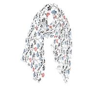 SyXIOP Europeo Retro Blu e Nero Modelli Oversize Donna Sciarpa Moda Lungo Scarpette Il Collo Donne Inverno 94x188cm Donna Inverno/Autunno