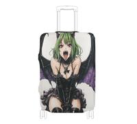 SyXIOP Evil Monsters - Copertura elastica per valigie con pipistrello, antigraffio, adatta per bagagli da 45,7 a 81,7 cm, Mostri, pipistrello, anime, M 22-24 in, Classico