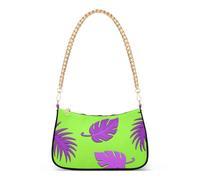 SyXIOP Fluorescente Green Leaf Graffiti trendy fionda borsa a tracolla con multi tasche borse a mano per le donne per il viaggio