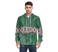 SyXIOP Freedom - Felpa con cappuccio da uomo foderata in peluche, alla moda, LIBERTÀ, L