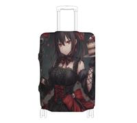 SyXIOP Grim Reaper Rose Anime Copertura elastica per bagagli per valigie antigraffio Carry on Valigie Protezione per bagagli Adatto per bagagli 45-81 cm, Anime Tristo Mietitore Rose, M 22-24 in