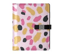 SyXIOP Il cuoio variopinto dei blocchi della pesca ha allineato il taccuino portatile del cuoio del taccuino soggetto per il diario 6.7x9.2