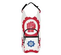 SyXIOP Labor Day Pugno Bottiglia d'acqua rossa e blu Sling versatile bottiglia d'acqua borsa per il trasporto per escursioni 20/24/32/4 once per passeggiate quotidiane, escursioni e altre attività