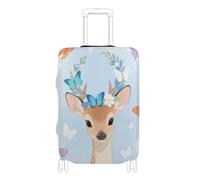 SyXIOP Little Deer - Custodia protettiva elastica per bagagli, antigraffio, adatta per bagagli da 45-81 cm, Piccolo Cervo, S 18-20 in, Classico
