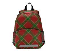 SyXIOP Merry Christmas Checkered Pattern bambini zaini per ragazze elementare coulisse librerie per bambini mochilas escolares para ni?as de 5 a?os