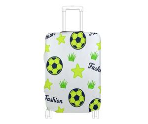 SyXIOP Moda 2026 Coppa del Mondo di Calcio Pallone Elastico Carry on Bagagli Copertura Copertura Valigie Protezione Bagagli Misura 45-81 Pollici Bagagli, Moda 2026 World Cup Soccer Ball, XL 29-32 in