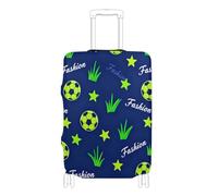SyXIOP Moda 2026 Coppa del Mondo di Calcio Valigie Elastiche Coperture per Bagagli Resistente ai Graffi Fit Valigia Protector Fit 45-81 Pollice Bagagli, Moda 2026 World Cup Soccer Ball, L 26-28 in