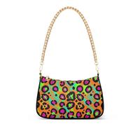 SyXIOP Nero Leopard Print Cheetah Skin Pattern Giallo Viola Blue_00001_00001 alla moda piccole borse a tracolla con multi tasche borse da donna per l'autunno
