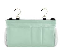 SyXIOP Organizer da comodino verde menta per dormitorio da appendere alla tasca per dormitorio per dormitorio universitario essenziali, sponde del letto d'ospedale, campeggio contenedores para