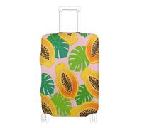 SyXIOP Papaya Fruit Tropical - Copertura elastica per bagagli, lavabile, adatta per bagagli da 45 a 81 cm, Papaya Fruit Tropical, S 18-20 in, Classico