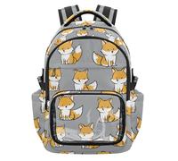 SyXIOP Ranch Fox - Zaino trasparente per bambini, grande capacità, per ragazzi, ragazze, bambini, età 7-18 anni mochilas de ninas para escuela