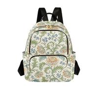 SyXIOP Retro Orange Rose William Morris Pattern 12.5 Inch Work Business zaini per le donne piccolo zaino moda per viaggi e lavoro, Motivo retrò con rose arancioni William Morris, S, Casual