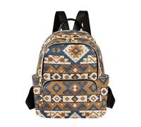 SyXIOP Stile etnico Modello Astratto Caffè Blu 12.5 Pollice impermeabile spalla borsa del computer portatile per le donne donne libro borsa per scuola e infermiera, Stile etnico Modello Astratto Caffè