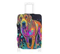 SyXIOP Sweet Labrador Retriever - Coperture elastiche per bagagli, antigraffio, elastiche, protezione per bagagli, adatta per bagagli da 45 a 81 cm, Dolce Labrador Retriever, S 18-20 in, Classico