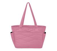 SyXIOP Utility Tote Bag Beach Pool Bags Pallido Viola Rosso Tinta unita Pure Plain