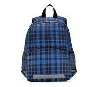 SyXIOP Vintage Buffalo Plaid Checked Royal Blue Zaini per la scuola bambini sicurezza bookbag per bambini mochila para ni?as